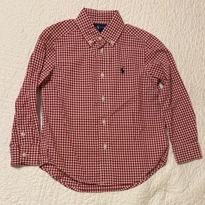 Polo by Ralph Lauren Boys Red Gingham Shirt
